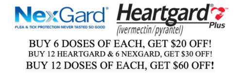 Nexgard heartgard discount special
